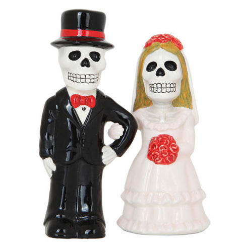 Day of the Dead Love Never Dies Salt and Pepper Shaker - Highway Thirty One