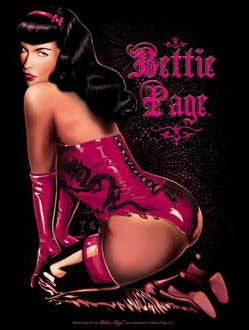 Bettie Page - Vinyl and Lace Tee-shirt - Highway Thirty One