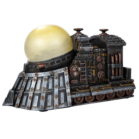 Steampunk Train Locomotive with light up LED