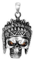 Indian Skull Pendant - Highway Thirty One