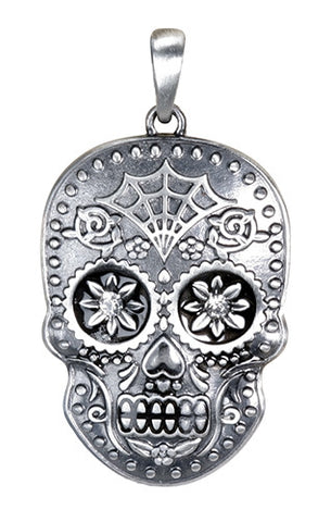 Day of the Dead Skull Pendant - Highway Thirty One