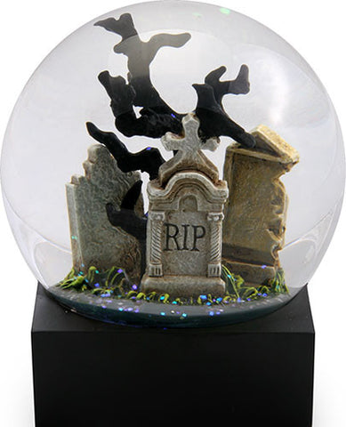 Raven in Cemetery Water Globe - Highway Thirty One