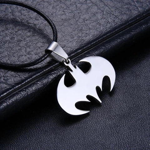 Silver Batman Necklace - Highway Thirty One