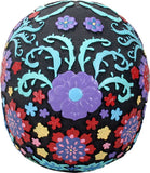 Colored Floral Skull Head - Black - Highway Thirty One - 2