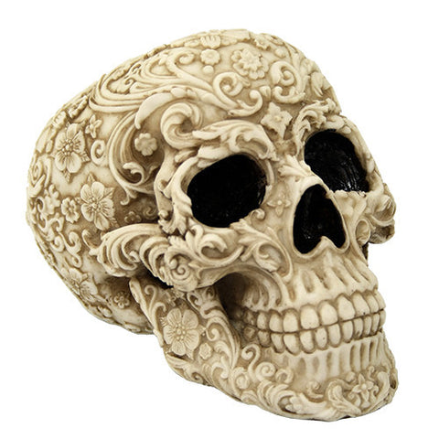Floral Skull Head