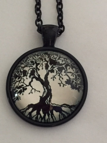 Tree of Life 1" Pendant with Black Chain - Highway Thirty One - 1