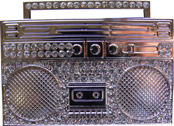 Rhine Stone Silver Belt Buckle - Highway Thirty One