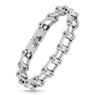 Motorcycle Chain Link 316L Stainless Steel Bracelet - Highway Thirty One
