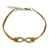 Infinity Symbol Leatherette Bracelet with adjustable lobster clasp - Highway Thirty One - 2