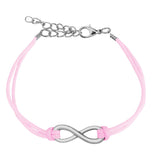 Infinity Symbol Leatherette Bracelet with adjustable lobster clasp - Highway Thirty One - 4