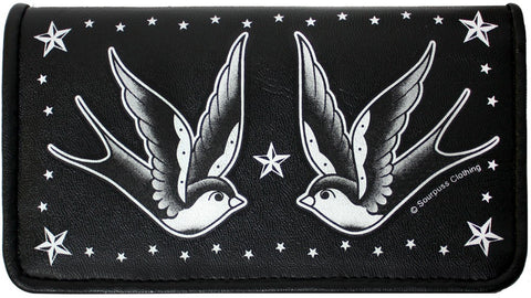 SOURPUSS SWALLOWS & STARS WALLET - Highway Thirty One