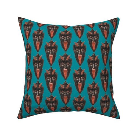 Krampus Christmas Pillow 16 x 16”