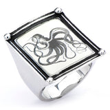 Women's Stainless Steel Octopus Vintage Frame Ring - Highway Thirty One - 1