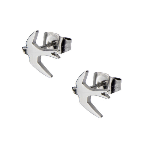 Women's Stainless Steel Sparrow Stud Earrings - Highway Thirty One