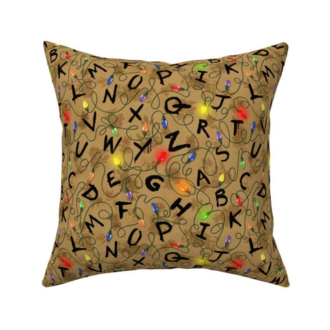 Right There Stranger Things Decorative Pillow cover 16 x 16”