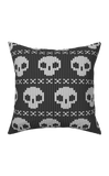 Skull Sweater Christmas Pillow 16 x 16”