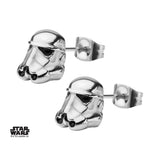 Pair of Stainless Steel Star Wars Storm Trooper Earrings - Highway Thirty One - 2